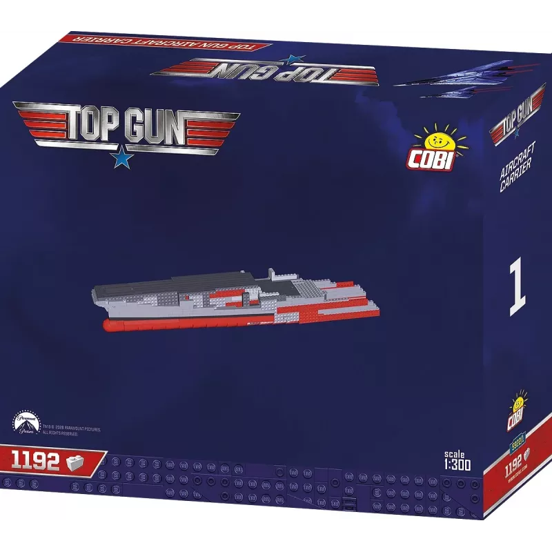 COBI KLOCKI klotsid Top Gun lennukikandja 6130 tükki