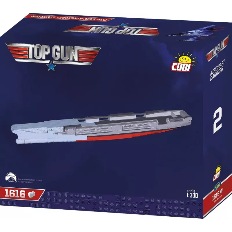 COBI KLOCKI klotsid Top Gun lennukikandja 6130 tükki