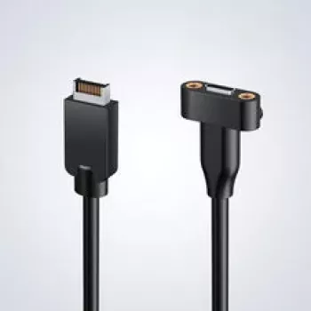 GRAUGEAR G-ETC-20G-B High-Speed USB-C Port Retrofit Kit koos PCI pesa kronsteiniga, 0,5 m, must