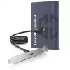 GRAUGEAR G-ETC-20G-B High-Speed USB-C Port Retrofit Kit koos PCI pesa kronsteiniga, 0,5 m, must