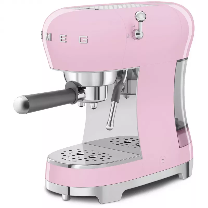 Smeg ECF02PKEU 50s Retro Style Espressomasin, 1350 W, Roosa