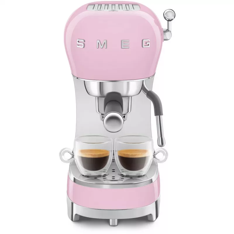 Smeg ECF02PKEU 50s Retro Style Espressomasin, 1350 W, Roosa