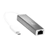 j5create USB-C to Gigabit Ethernet Adapter Silver JCE133G-N