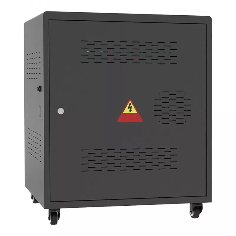 GoodConnections ANTARES N20E sülearvutite laadimiskäru kuni 15,6 inch UVC-desinfitseerimisega, must