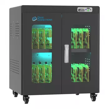 GoodConnections ANTARES N20E sülearvutite laadimiskäru kuni 15,6 inch UVC-desinfitseerimisega, must