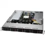 Super Micro SuperServer 110P-WTR 1U Rackmount Server Barebone - Single Socket LGA4189 - Intel C621A - 8x DDR4 DIMM pesa - 4x 3.5 inch Hot-Swap SATA/NVMe hübriid - Dual 10GbE - 750W Redundant Platinum