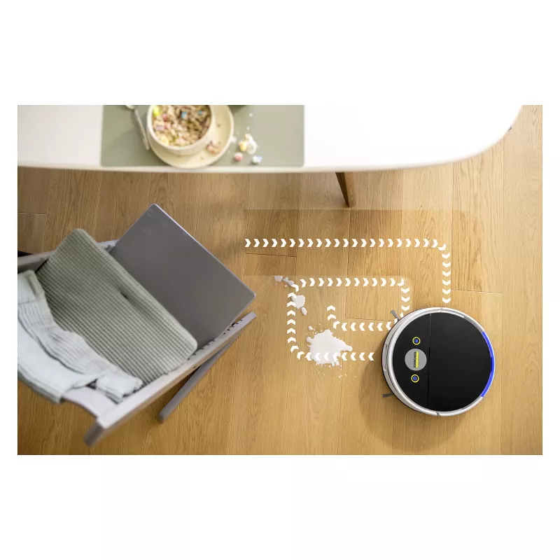 Kärcher RVF 7 Comfort Robotic Tolmuimeja, Kotita, Valge, 150 min Tööaeg