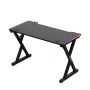 HUZARO Hero 2.3 RGB mängulaud - 1200x600mm, must, Carbon Flex, RGB LED, fikseeritud kõrgus