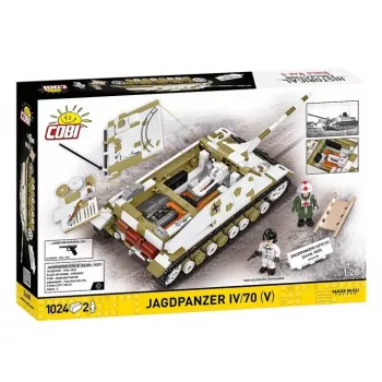 COBI KLOCKI Historical Collection Jagdpanzer IV/70 (V) (Sd.Kfz.162/1) Ehitusklotside Komplekt 1024 tk