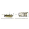 COBI KLOCKI Historical Collection Jagdpanzer IV/70 (V) (Sd.Kfz.162/1) Ehitusklotside Komplekt 1024 tk