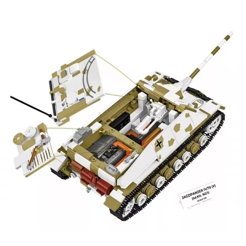 COBI KLOCKI Historical Collection Jagdpanzer IV/70 (V) (Sd.Kfz.162/1) Ehitusklotside Komplekt 1024 tk