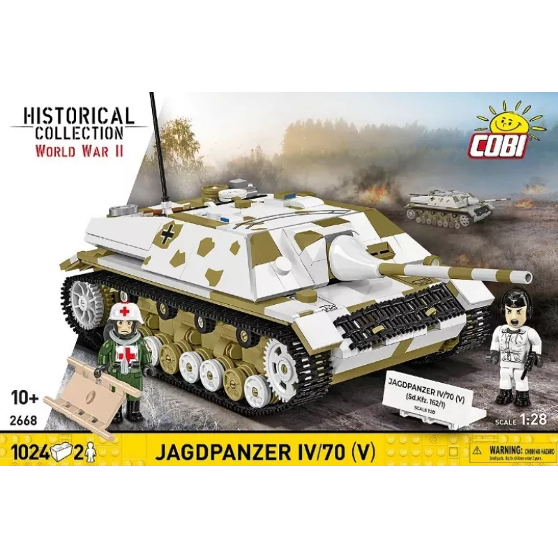 COBI KLOCKI Historical Collection Jagdpanzer IV/70 (V) (Sd.Kfz.162/1) Ehitusklotside Komplekt 1024 tk