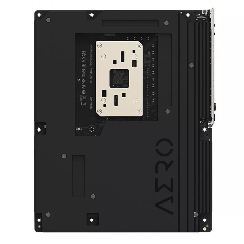 Gigabyte X870E AERO X3D DARK WOOD emaplaat - Toetab AMD Ryzen 9000 protsessoreid, 16+2+2 faasiline digitaalne VRM, kuni 9000 MHz DDR5 (OC), 2x PCIe 5.0 + 2x PCIe 4.0, Wi-Fi 7, 5GbE LAN, USB 4