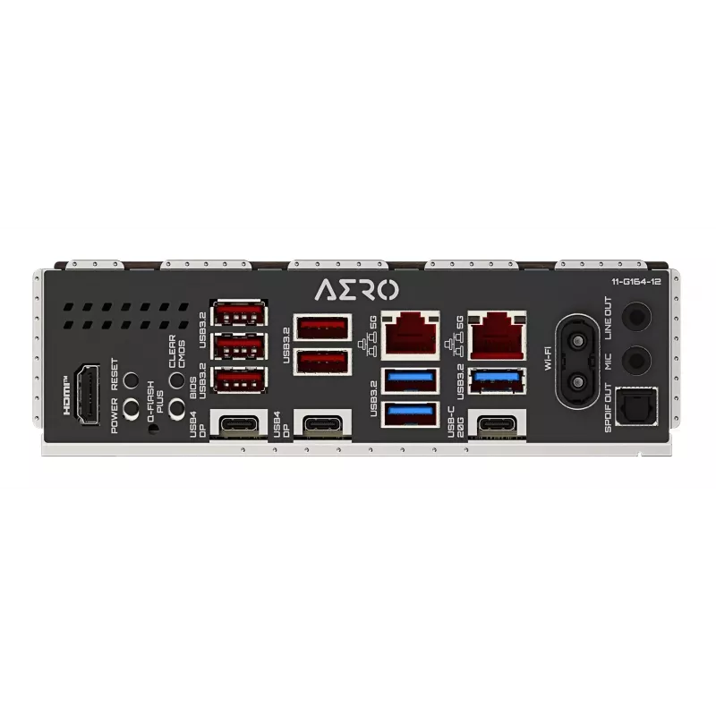 Gigabyte X870E AERO X3D DARK WOOD emaplaat - Toetab AMD Ryzen 9000 protsessoreid, 16+2+2 faasiline digitaalne VRM, kuni 9000 MHz DDR5 (OC), 2x PCIe 5.0 + 2x PCIe 4.0, Wi-Fi 7, 5GbE LAN, USB 4