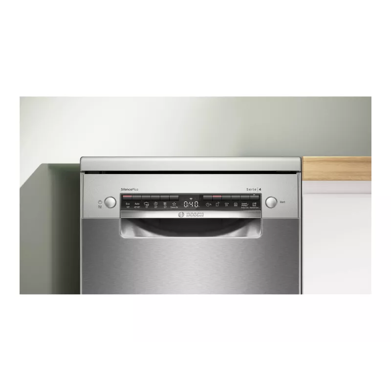 Bosch SPS4HMI13E vabaltseisev nõudepesumasin, 45 cm, energiaklass D, Inox