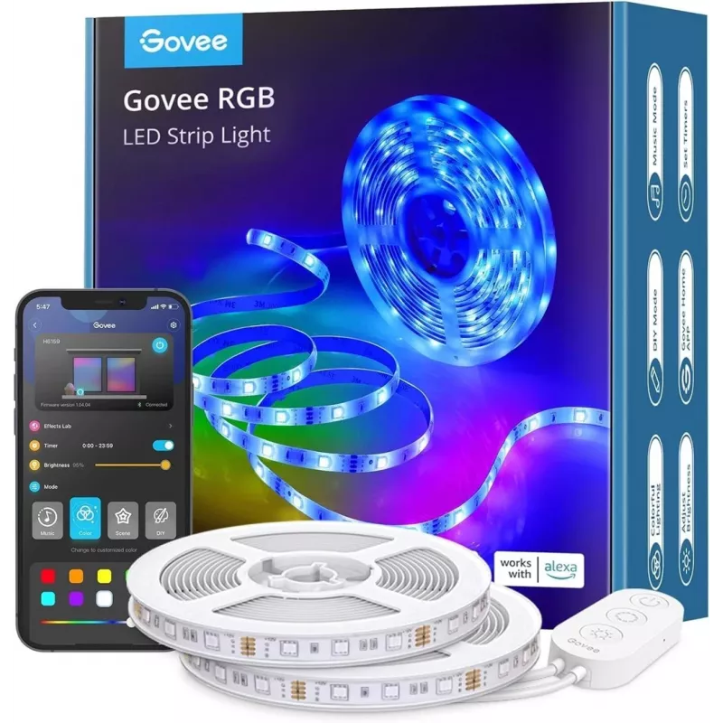 GOVEE H6110 RGB LED Ribavalgustid - 2x5M