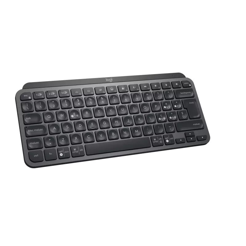 Logitech MX Keys Mini Wireless Keyboard - Pale Grey - QWERTY - Backlit
