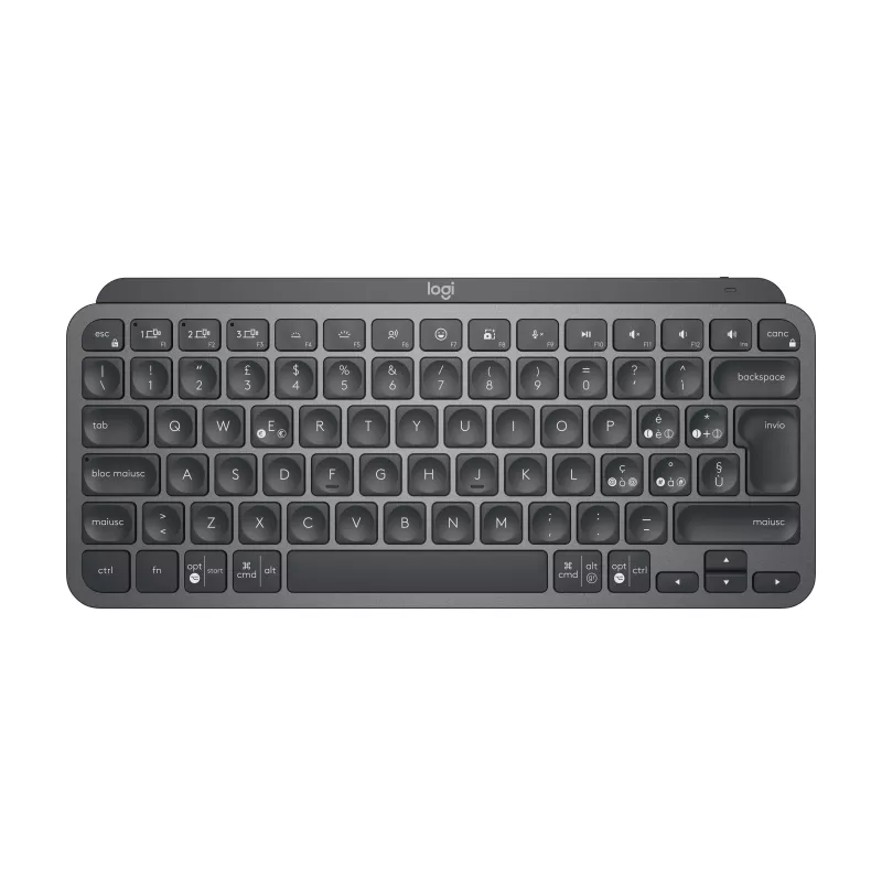 Logitech MX Keys Mini Wireless Keyboard - Pale Grey - QWERTY - Backlit