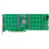 HighPoint Rocket 1508 8x M.2 Port to PCIe 4.0 x16 NVMe HBA C liidesekaart