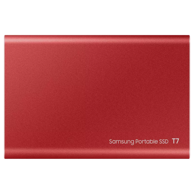 Samsung Portable SSD T7 500GB USB 3.2 Gen 2 Metallic Red External Solid State Drive