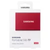 Samsung Portable SSD T7 500GB USB 3.2 Gen 2 Metallic Red External Solid State Drive