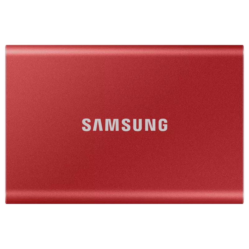 Samsung Portable SSD T7 500GB USB 3.2 Gen 2 Metallic Red External Solid State Drive