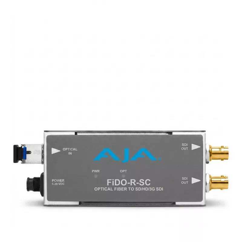 AJA FiDO-R-SC Fiber Optic to SDI Receiver