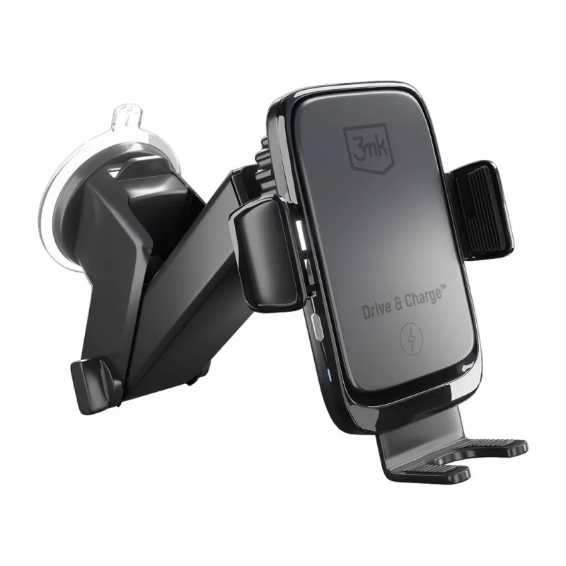 3mk Drive & Charge autotelefonihoidja juhtmevaba laadijaga