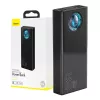 Baseus Amblight Powerbank 30000mAh, 4xUSB, USB-C, 65W, Must