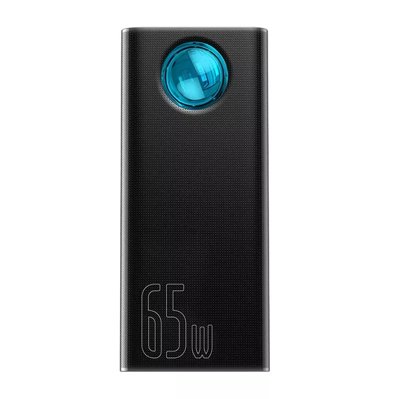 Baseus Amblight Powerbank 30000mAh, 4xUSB, USB-C, 65W, Must