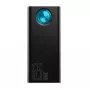 Baseus Amblight Powerbank 30000mAh, 4xUSB, USB-C, 65W, Must
