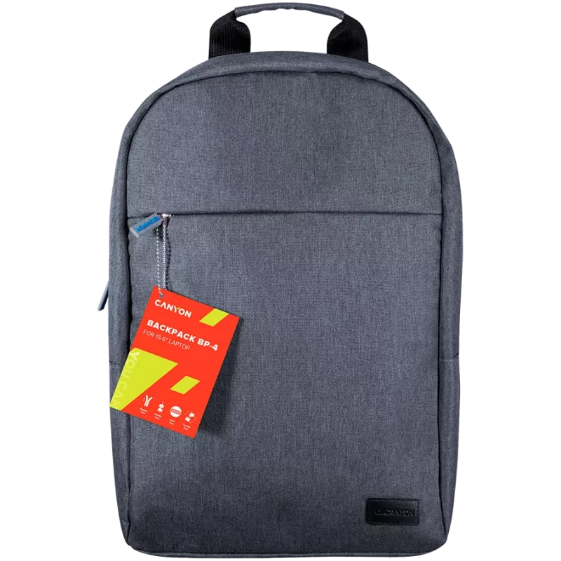 CANYON BP-4 Slim 12L Gray Laptop Backpack