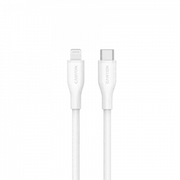 Canyon CLNM60SC10 USB-C to Lightning kaabel 1m 60W MFi silikoon valge
