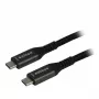 Synergy21 USB4 kaabel USB-C – USB-C 2,0 m must punutud 40 Gbps 240 W Gen 3x2 E-Marker kiip