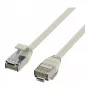 EFB-Elektronik RJ45 Patch Cable Cat.6A U/FTP TPE 4mm Ultraflex Grey 0.25m
