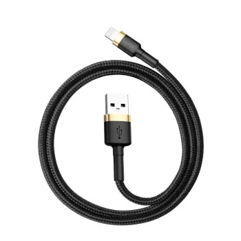 Baseus Cafule Lightning to USB-A kaabel 1m must/kuld