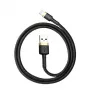Baseus Cafule Lightning to USB-A kaabel 1m must/kuld