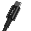 Baseus Superior USB-C to USB-C kaabel 1m Must 100W Kiirlaadimine ja Andmesünkroonimine