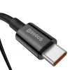 Baseus Superior USB-C to USB-C kaabel 1m Must 100W Kiirlaadimine ja Andmesünkroonimine