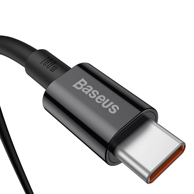 Baseus Superior USB-C to USB-C kaabel 1m Must 100W Kiirlaadimine ja Andmesünkroonimine