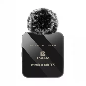PULUZ PU648B Traadita mikrofon (USB-C) - Professionaalne rinnamikrofon ENC-mürasummutusega, 10 m ulatus, 12 h aku