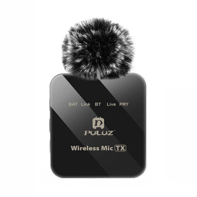 PULUZ PU648B Traadita mikrofon (USB-C) - Professionaalne rinnamikrofon ENC-mürasummutusega, 10 m ulatus, 12 h aku