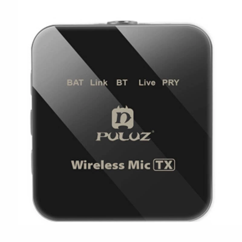 PULUZ PU648B Traadita mikrofon (USB-C) - Professionaalne rinnamikrofon ENC-mürasummutusega, 10 m ulatus, 12 h aku