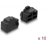 Delock RJ45 tolmukate 10 tk silikoon must (87547)