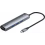 Baseus 7-in-1 USB-C Hub Adapter 2x USB 3.0, HDMI, USB-C PD 100W, SD/TF-kaardilugejaga - Space Grey