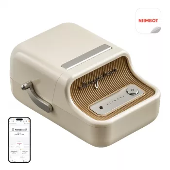 NIIMBOT B21 Pro kaasaskantav sildiprinter (kreemikas)