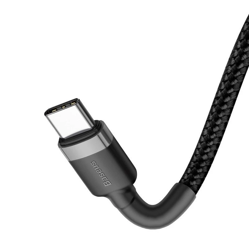 Baseus Cafule USB-C to USB-C kaabel PD 2.0 QC 3.0 60W 1m (Must/Hall)