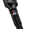 Baseus Cafule USB-C to USB-C kaabel PD 2.0 QC 3.0 60W 1m (Must/Hall)