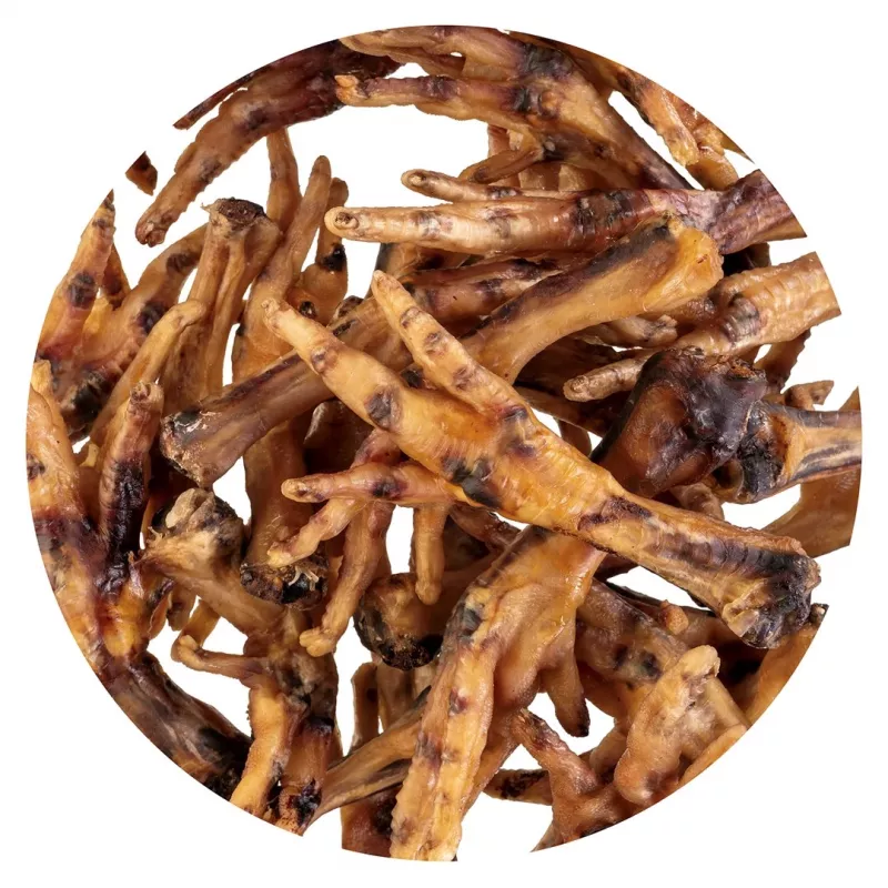 PETITTO Kuivatatud kanajalad koertele 1kg