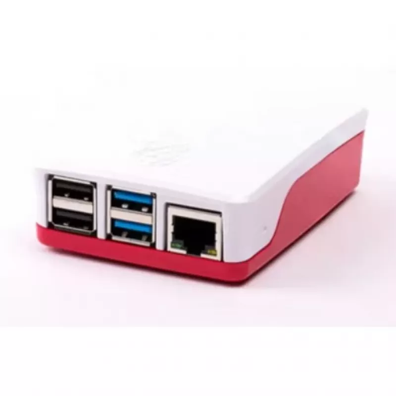 Raspberry Pi 4 Case Red/White Official Protective Enclosure